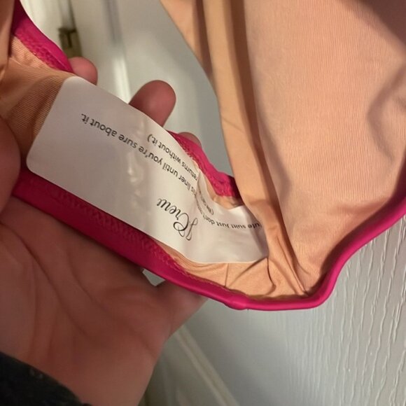 NWT J.Crew Ruched Ruffle One-Piece Swimsuit Magenta Orchid 0 Beach Travel Resort - Picture 5 of 6